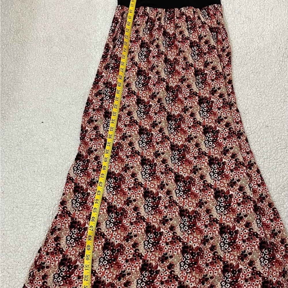 NWT LOFT Black and Red Floral Dress - Picture 11 of 12